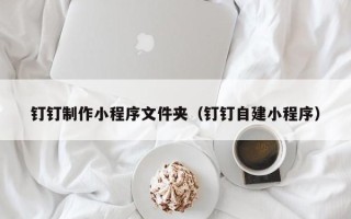 江阴钉钉制作小程序文件夹（钉钉自建小程序）